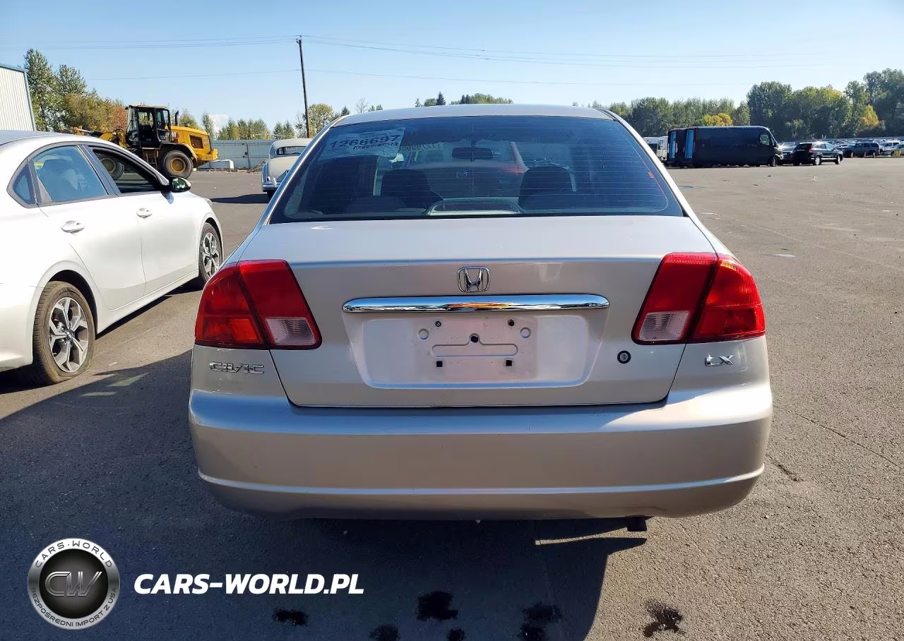 2001 Honda Civic Lx VIN:1HGES16511L006982 - 6
