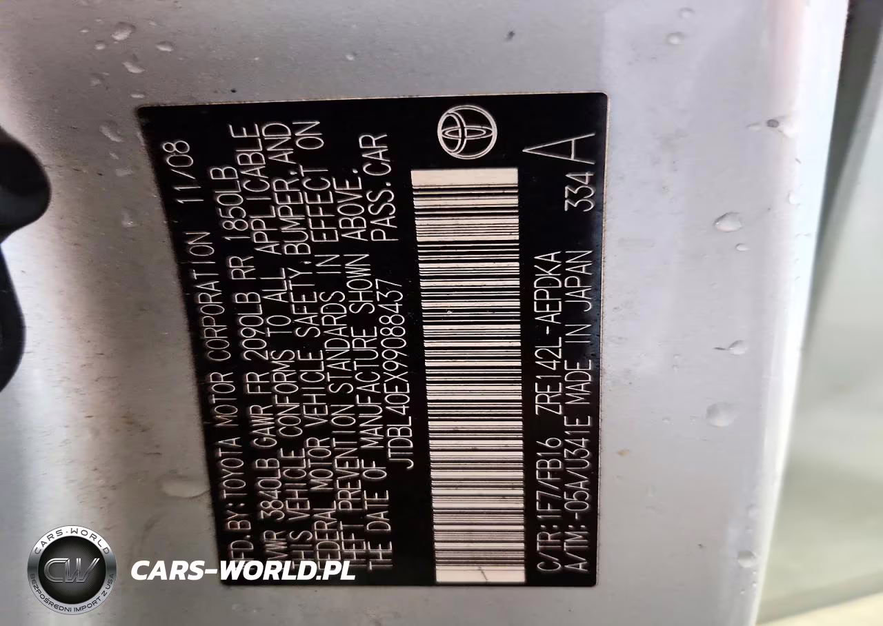 2009 Toyota Corolla Le VIN:JTDBL40EX99088437 - 12