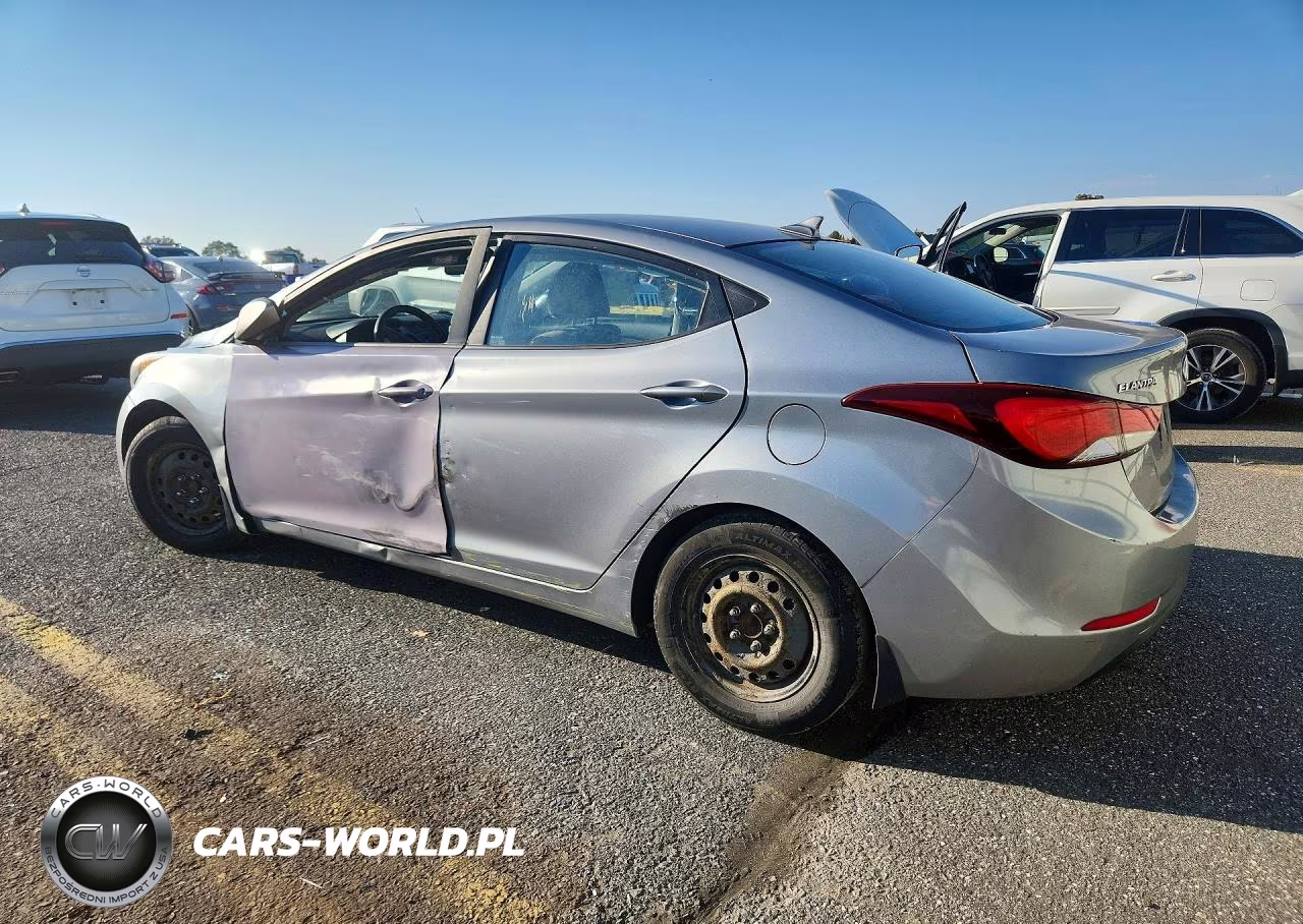 2016 Hyundai Elantra Se VIN:KMHDH4AE1GU486165 - 2