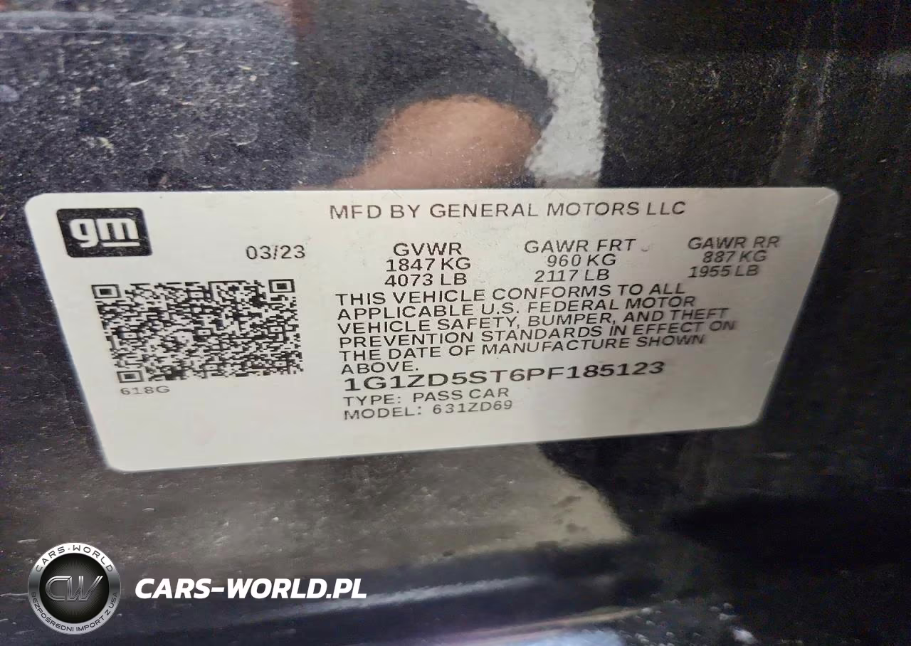 2023 Chevrolet Malibu Lt VIN:1G1ZD5ST6PF185123 - 13