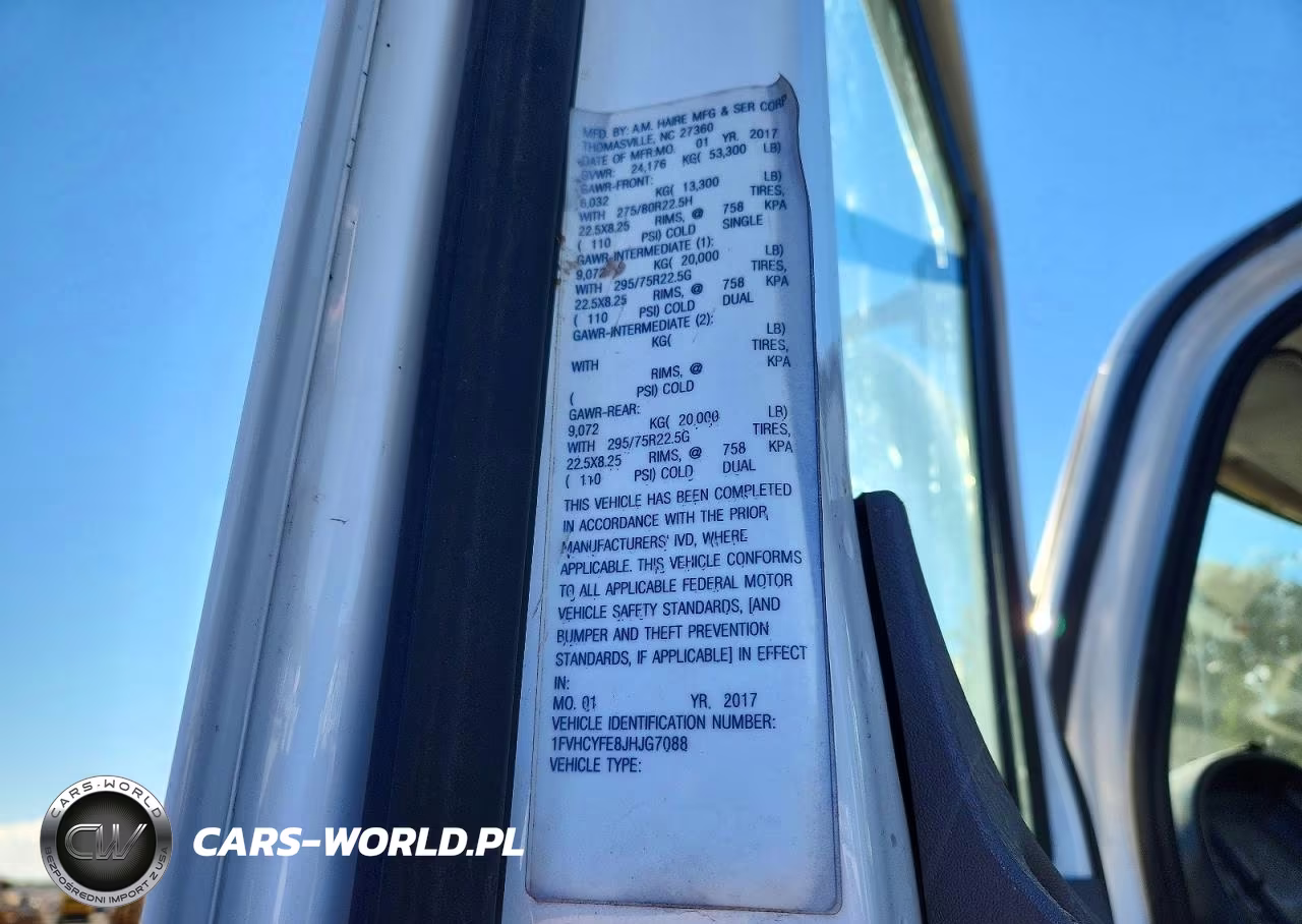 2018 Freightliner Business Class M2 Flatbed Truck VIN:1FVHCYFE8JHJG7088 - 12