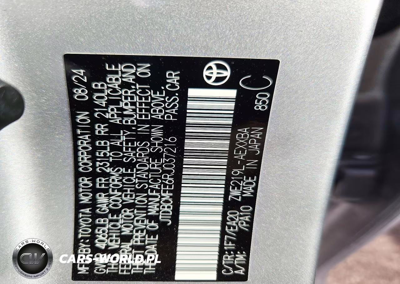 2024 Toyota Corolla Hybrid Xle VIN:JTDBCMFE6RJ037216 - 12
