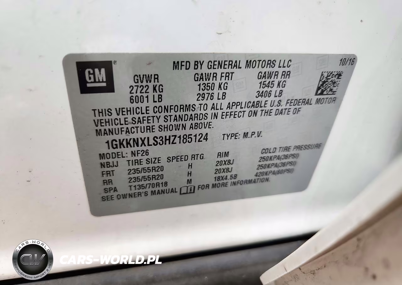 2017 GMC Acadia Denali VIN:1GKKNXLS3HZ185124 - 13