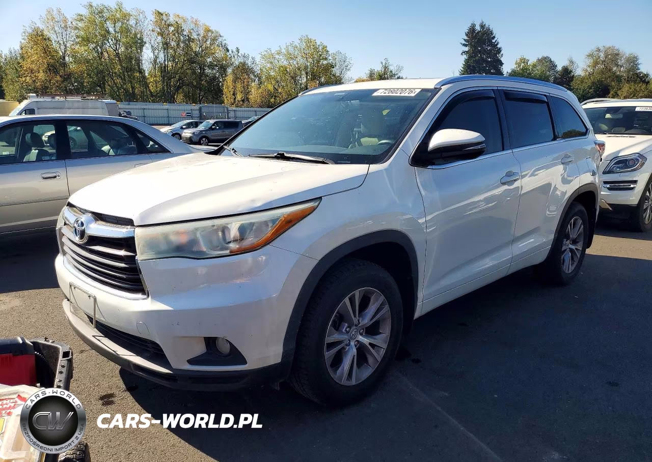 2015 Toyota Highlander Xle VIN:5TDJKRFH1FS098848 - 1