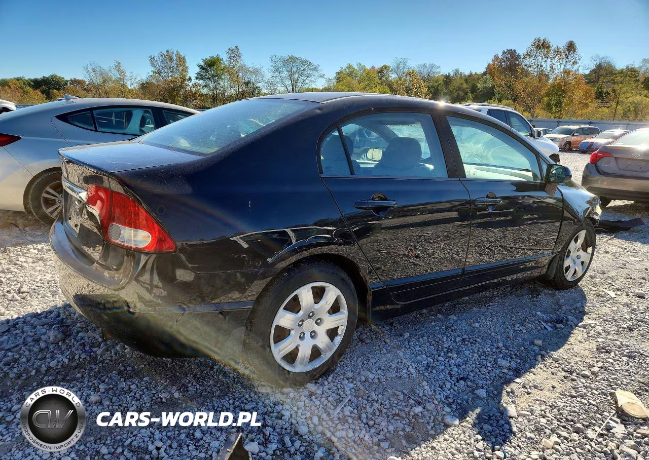 2009 Honda Civic Lx VIN:19XFA16569E038711 - 3