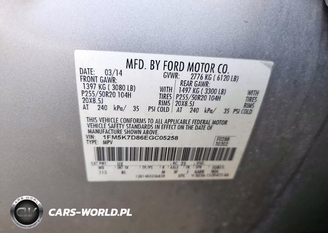 2014 Ford Explorer Xlt VIN:1FM5K7D86EGC05258 - 13