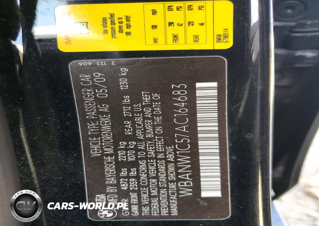 2010 BMW 535 I VIN:WBANW1C57AC164683 - 13