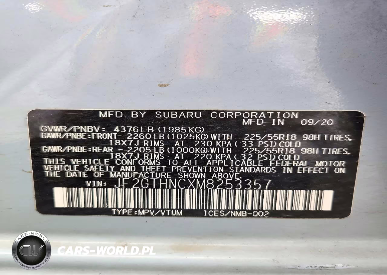 2021 Subaru Crosstrek Limited VIN:JF2GTHNCXM8253357 - 13