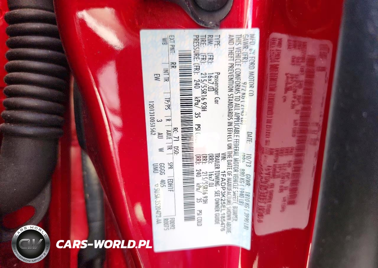 2014 Ford Focus Se VIN:1FADP3K25EL185476 - 12
