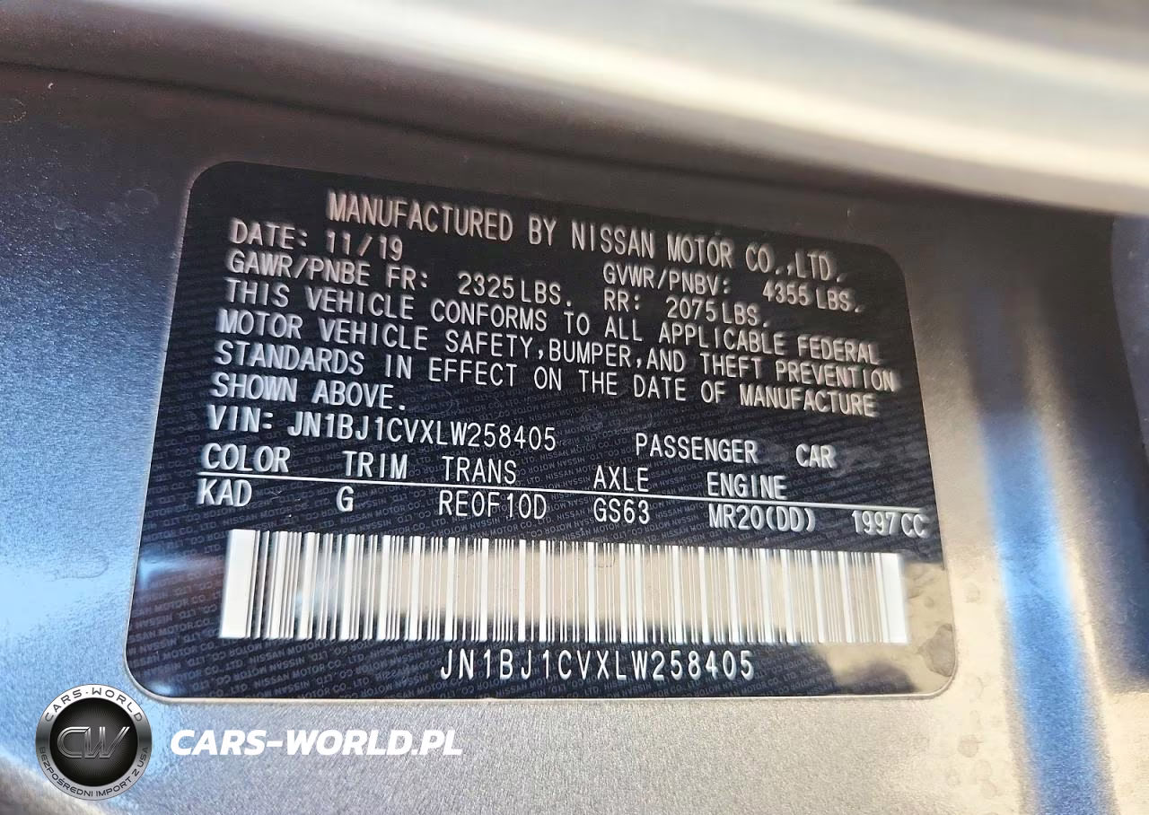 2020 Nissan Rogue Sport S VIN:JN1BJ1CVXLW258405 - 13