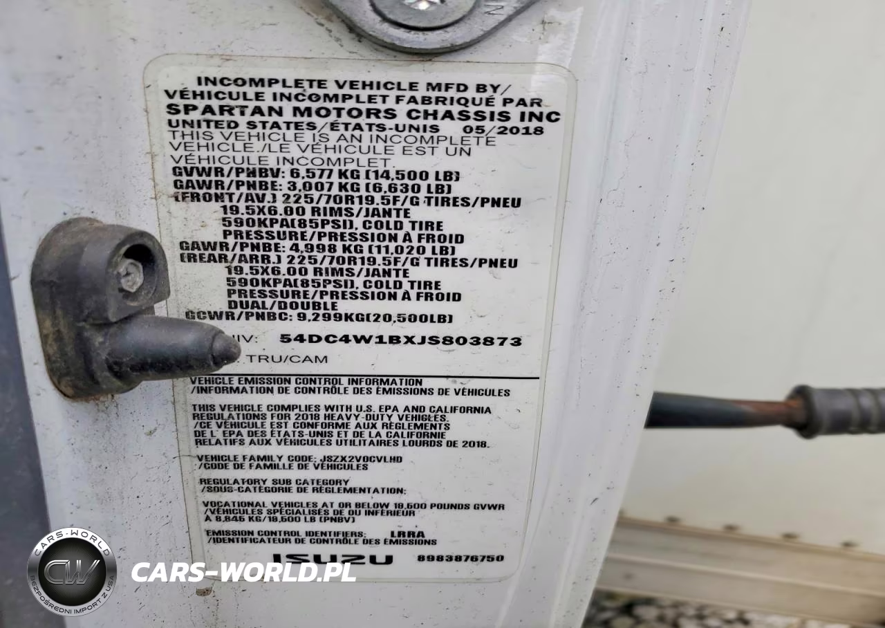 2018 Isuzu Npr Hd Refrigerated Box Truck VIN:54DC4W1BXJS803873 - 13