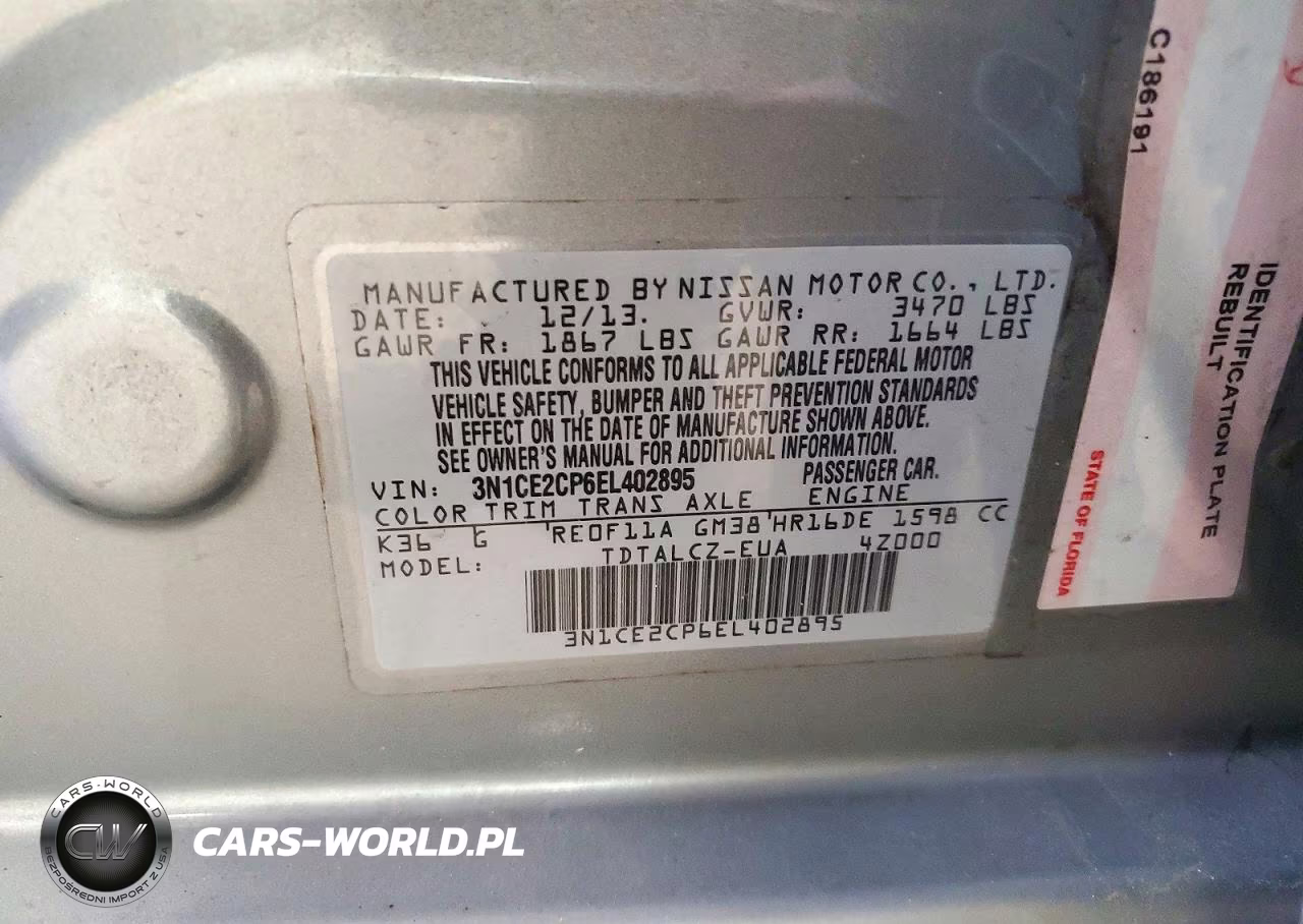 2014 Nissan Versa Note S Plus VIN:3N1CE2CP6EL402895 - 13