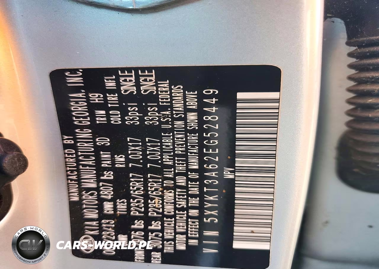 2014 Kia Sorento Lx VIN:5XYKT3A62EG528449 - 12