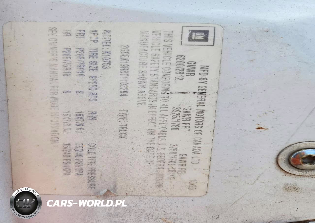 1996 Chevrolet Gmt-400 K1500 VIN:2GCEK19R8T1103294 - 12