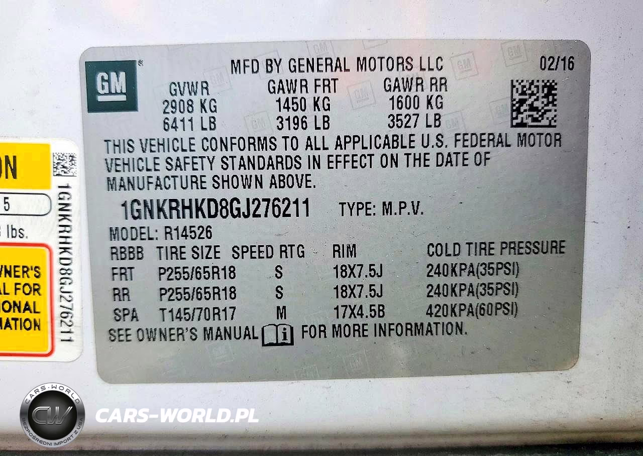 2016 Chevrolet Traverse Lt VIN:1GNKRHKD8GJ276211 - 14