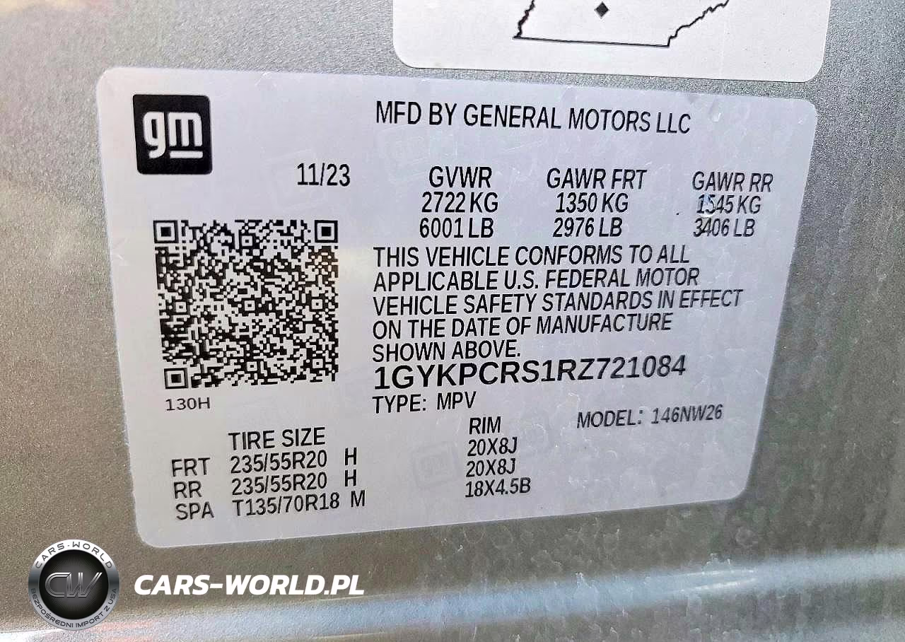 2024 Cadillac Xt6 Premium Luxury VIN:1GYKPCRS1RZ721084 - 13