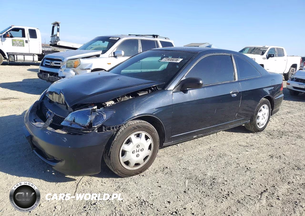 2004 Honda Civic Ex VIN:1HGEM22924L038059 - 1