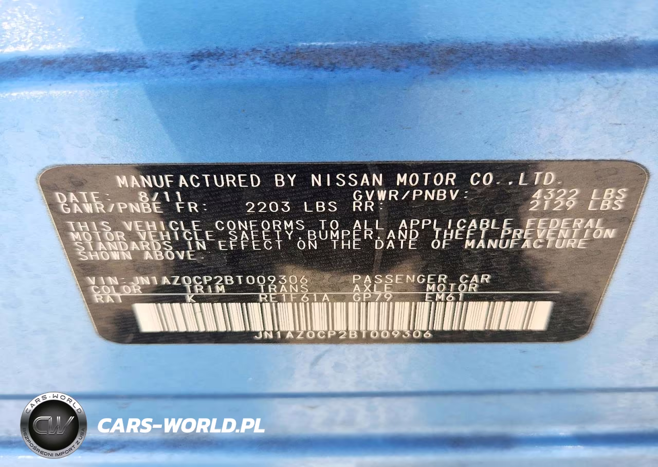 2011 Nissan Leaf Sv VIN:JN1AZ0CP2BT009306 - 12