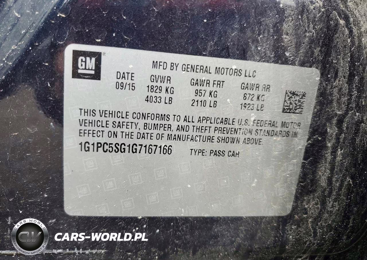 2016 Chevrolet Cruze Limited Ls VIN:1G1PC5SG1G7167166 - 13