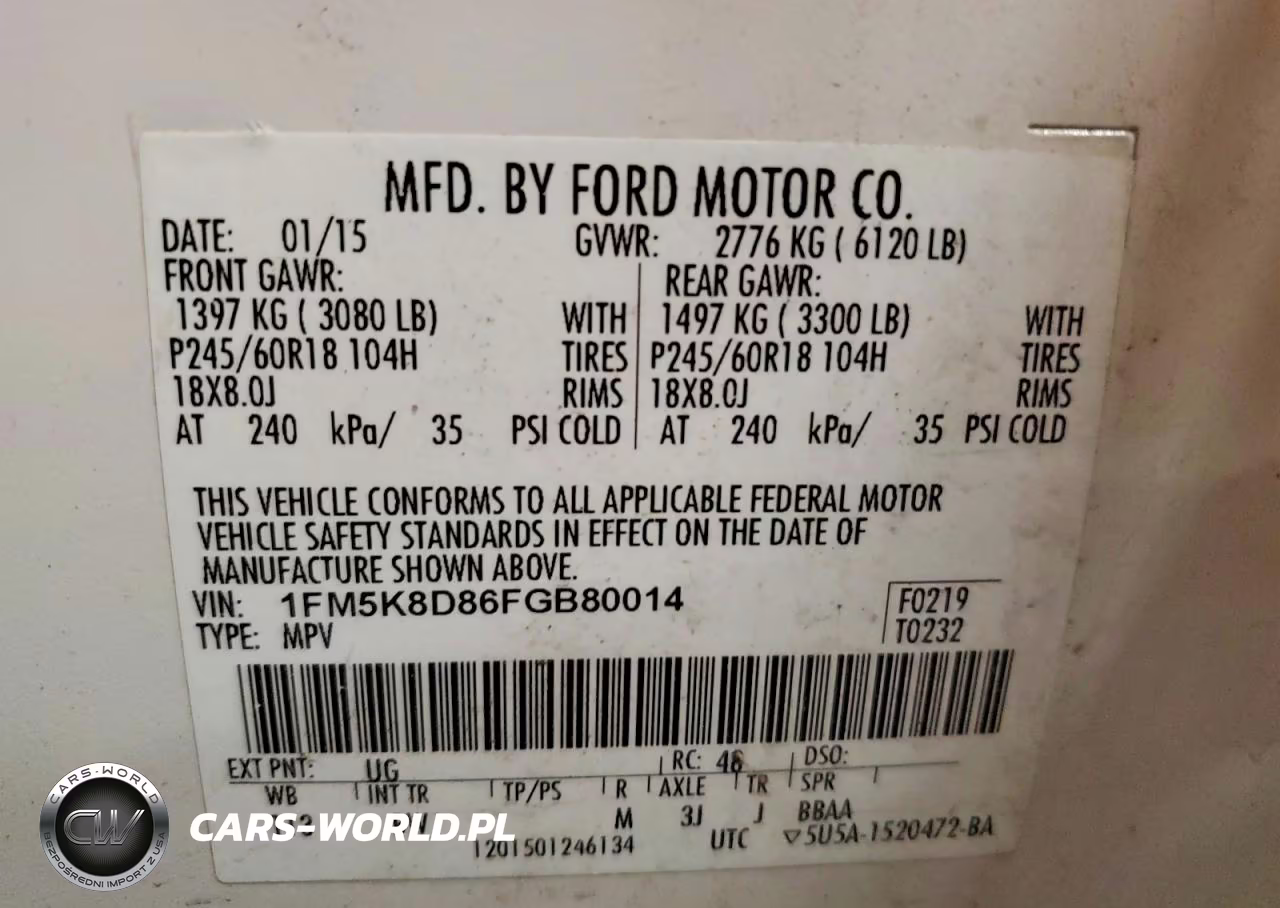 2015 Ford Explorer Xlt VIN:1FM5K8D86FGB80014 - 13
