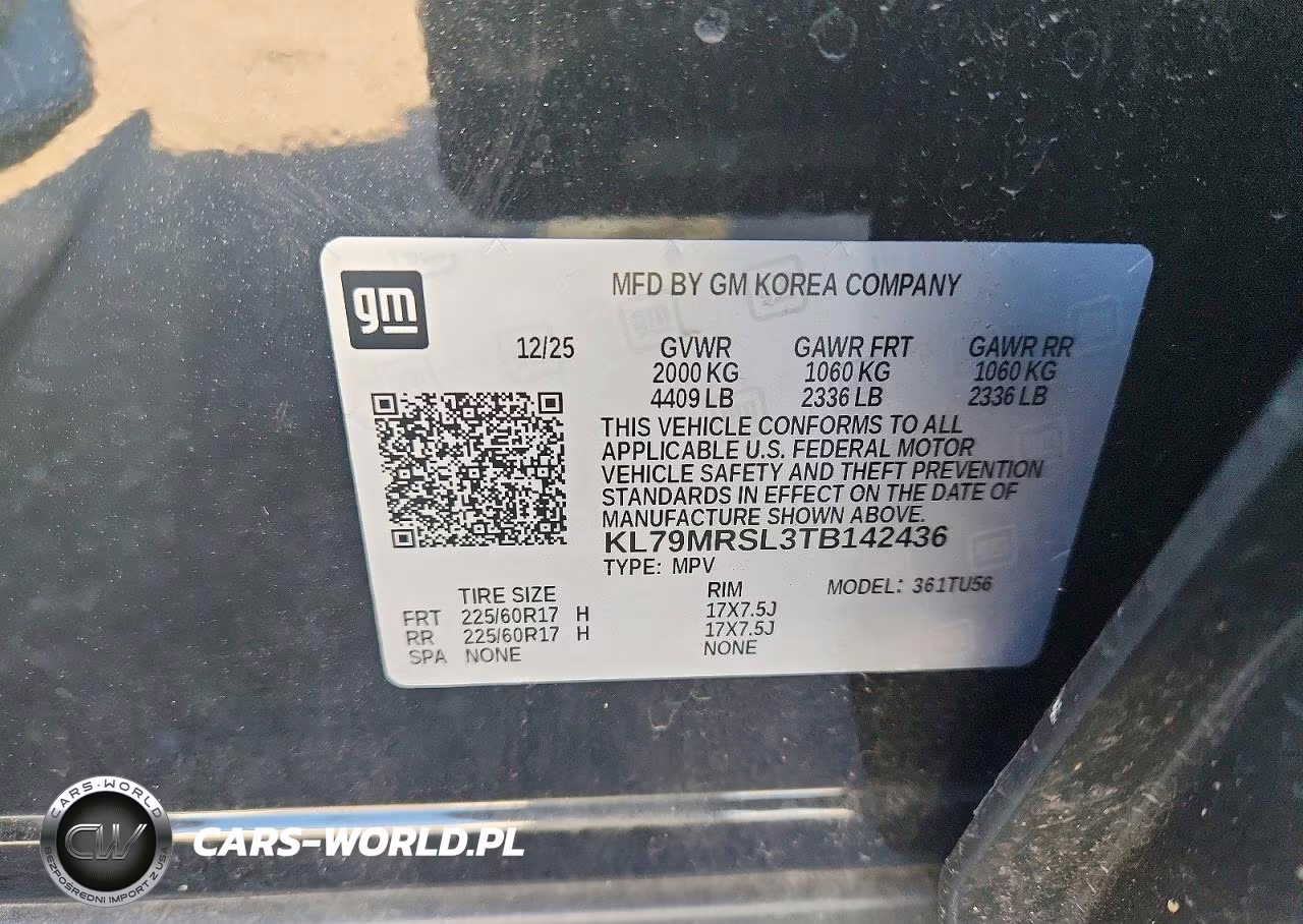 2026 Chevrolet Trailblazer Lt VIN:KL79MRSL3TB142436 - 14