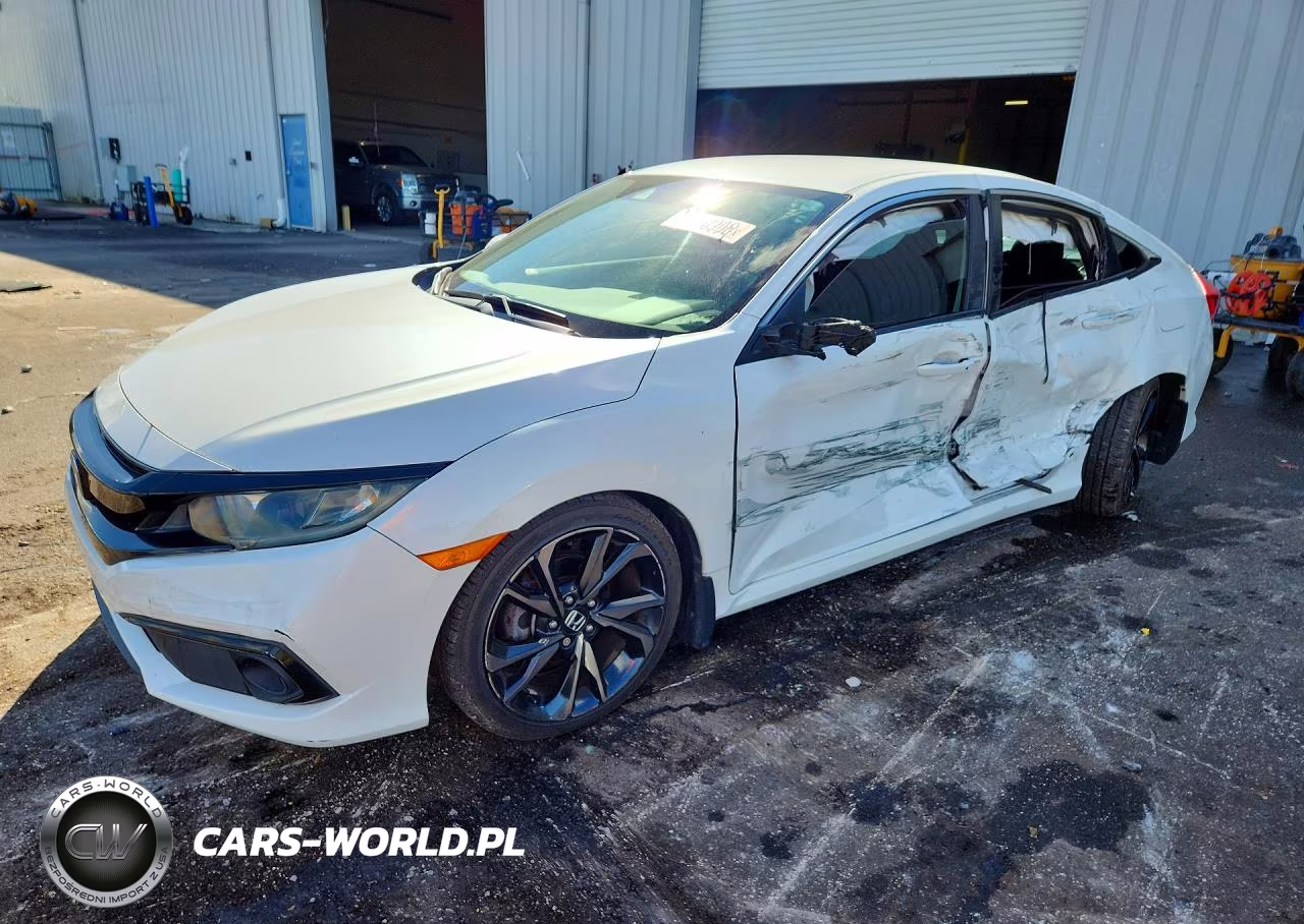 2019 Honda Civic Sport VIN:19XFC2F89KE007999 - 1