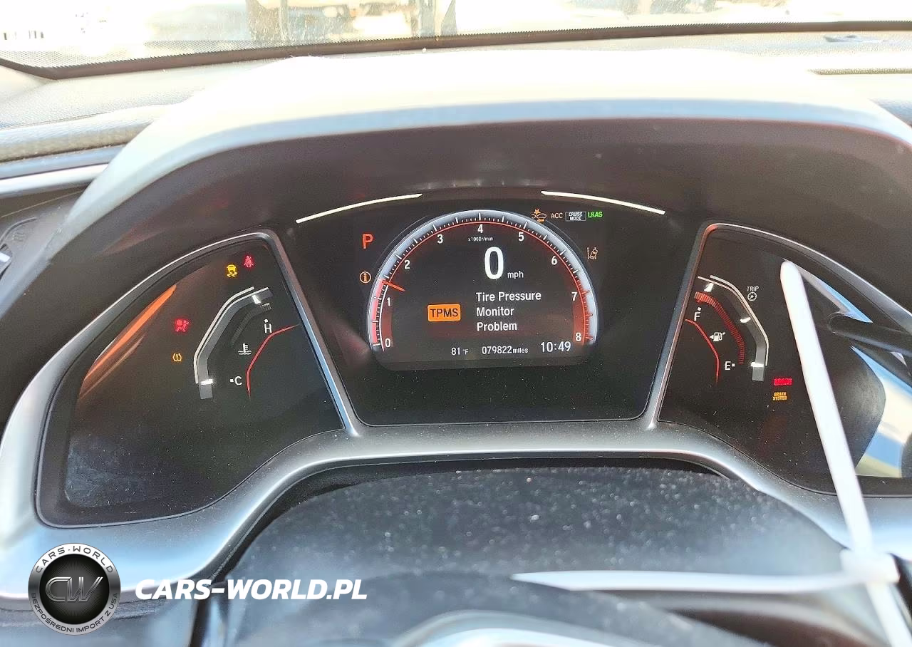 2019 Honda Civic Sport VIN:19XFC2F89KE007999 - 9