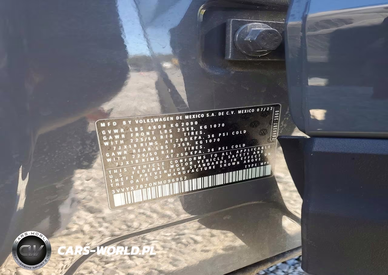 2022 Volkswagen Taos Se VIN:3VVYX7B20NM096952 - 13