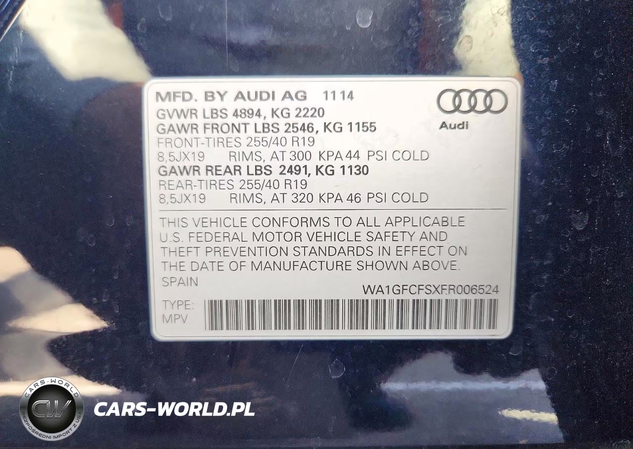 2015 Audi Q3 Prestige VIN:WA1GFCFSXFR006524 - 13