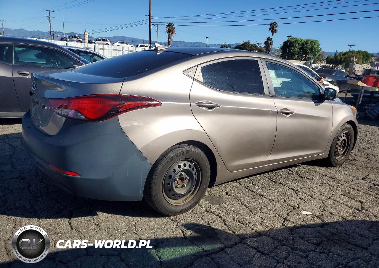 2016 Hyundai Elantra Se VIN:5NPDH4AE2GH709148 - 3