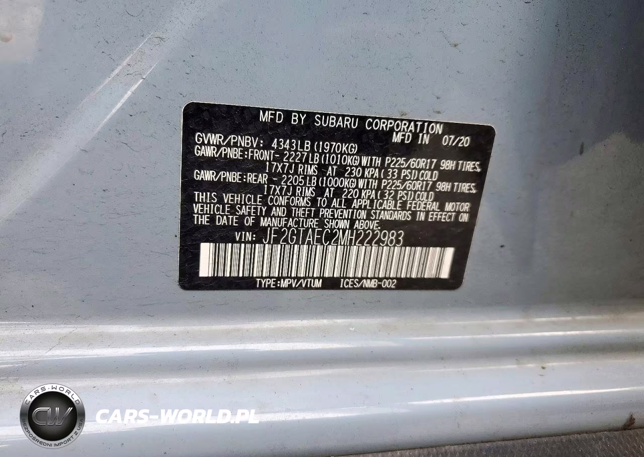 2021 Subaru Crosstrek Premium VIN:JF2GTAEC2MH222983 - 14