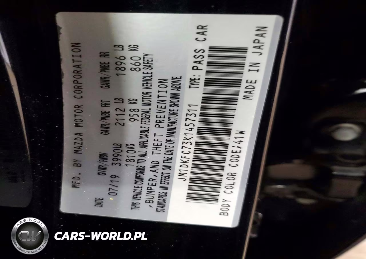2019 Mazda Cx-3 Touring VIN:JM1DKFC73K1457311 - 13