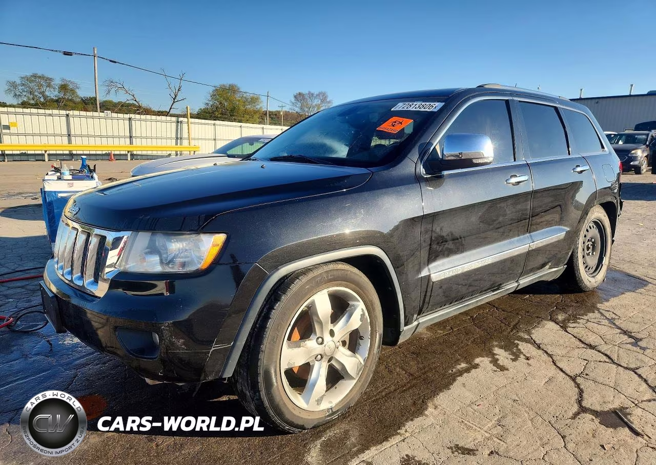 2013 Jeep Grand Cherokee Overland VIN:1C4RJFCG5DC523325 - 1