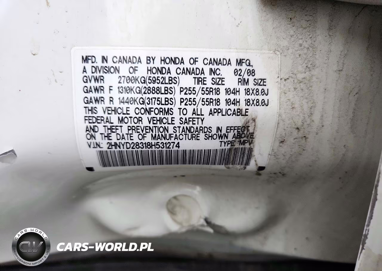 2008 Acura Mdx Technology VIN:2HNYD28318H531274 - 12