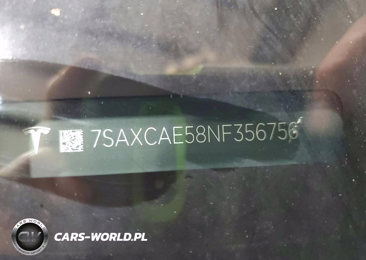 2022 Tesla Model X VIN:7SAXCAE58NF356756 - 12