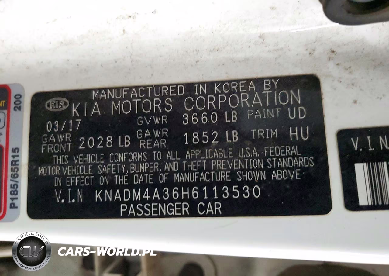 2017 Kia Rio Lx VIN:KNADM4A36H6113530 - 12