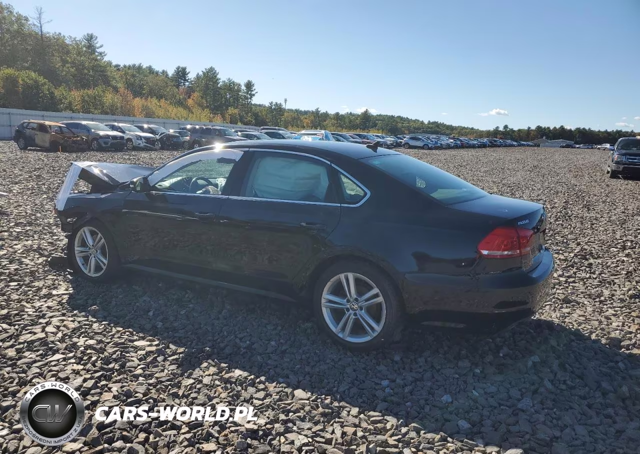 2014 Volkswagen Passat Se VIN:1VWBN7A37EC086843 - 2