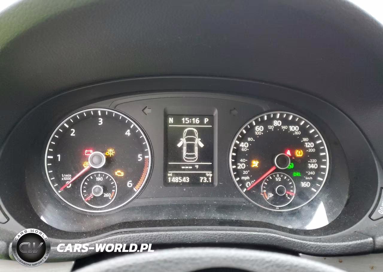 2014 Volkswagen Passat Se VIN:1VWBN7A37EC086843 - 9
