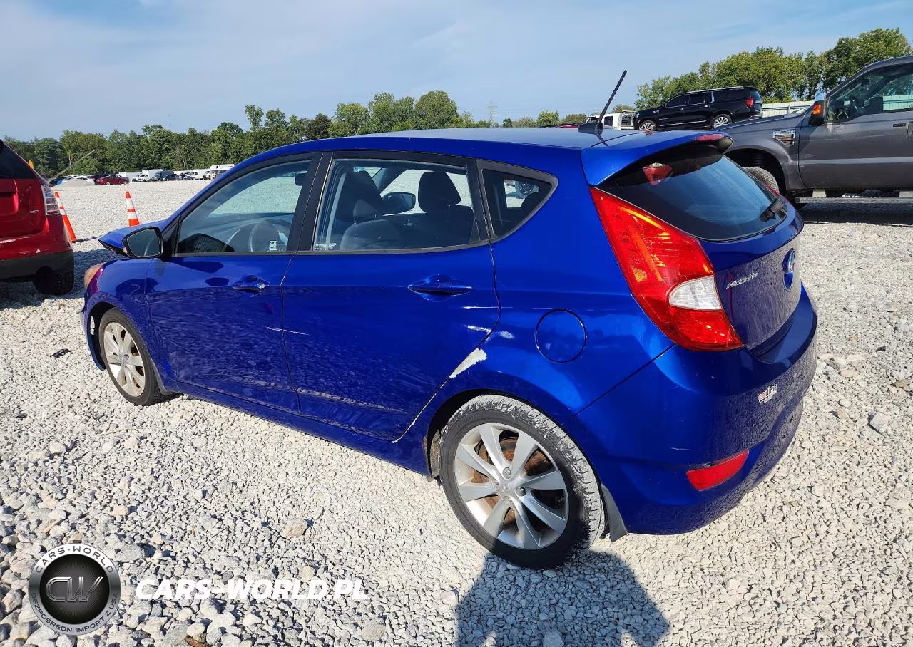 2013 Hyundai Accent Se VIN:KMHCU5AE1DU061974 - 2
