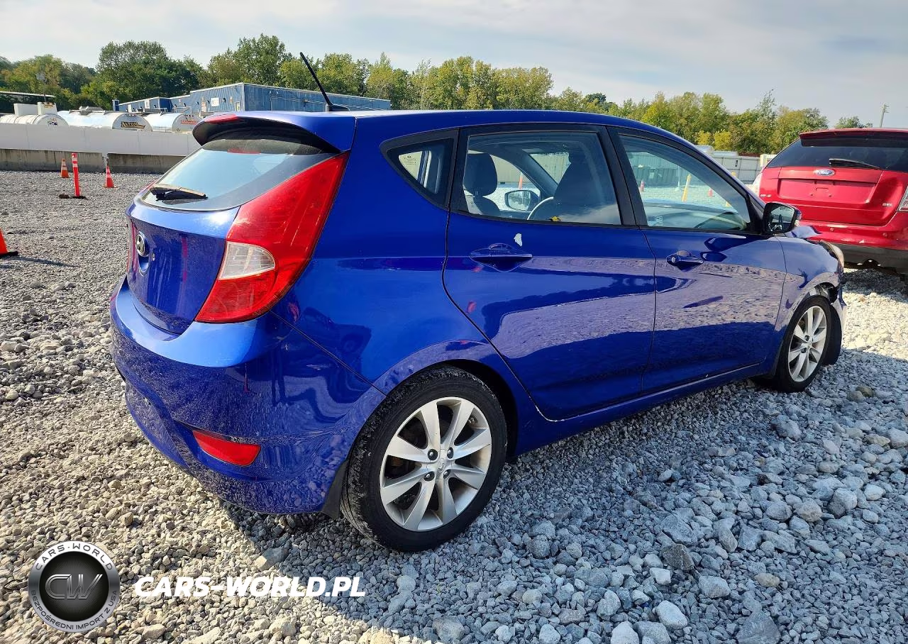 2013 Hyundai Accent Se VIN:KMHCU5AE1DU061974 - 3