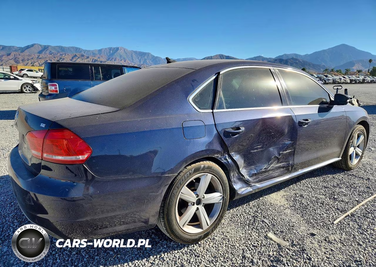 2012 Volkswagen Passat Se VIN:1VWBP7A33CC091898 - 3