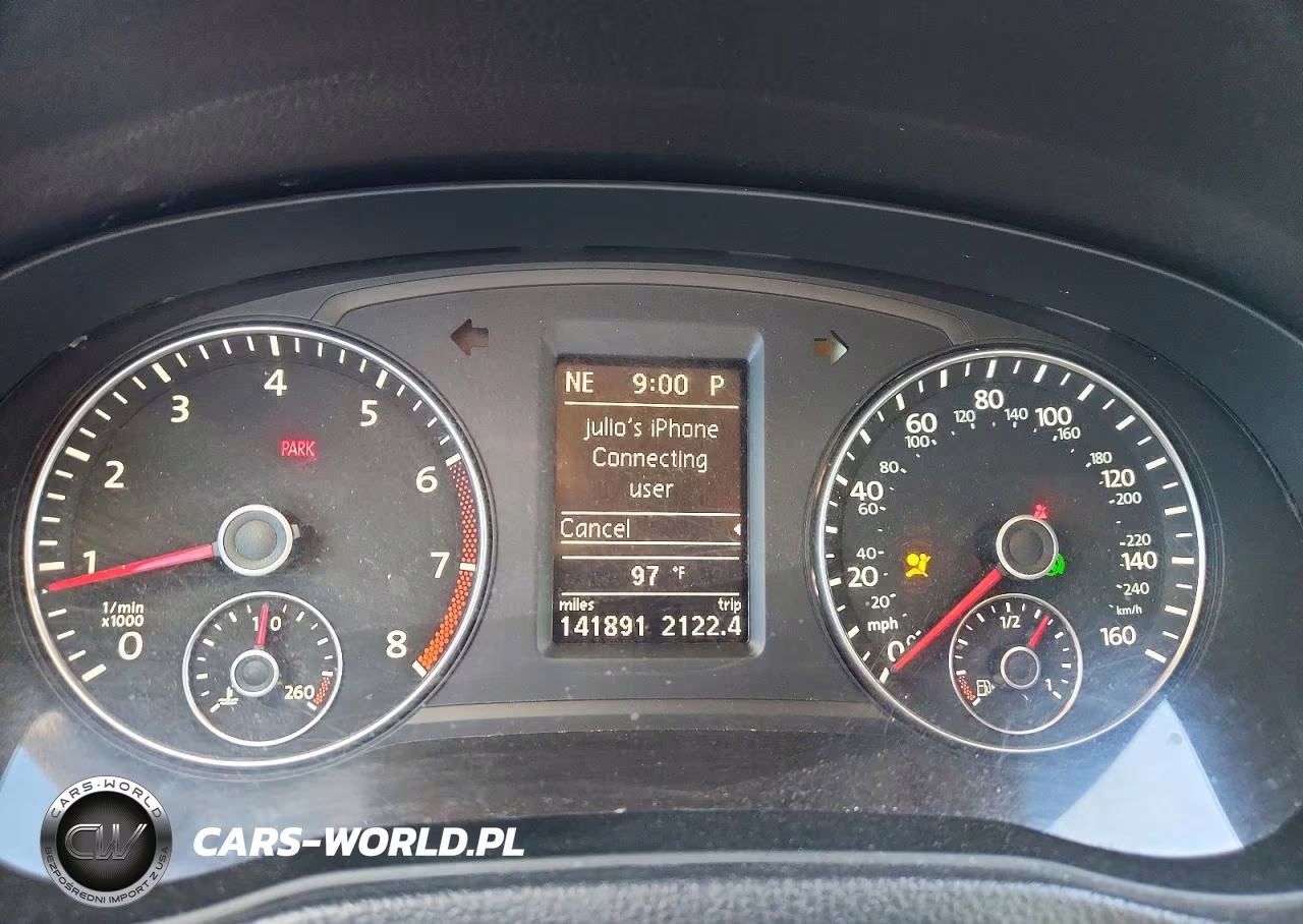 2012 Volkswagen Passat Se VIN:1VWBP7A33CC091898 - 9