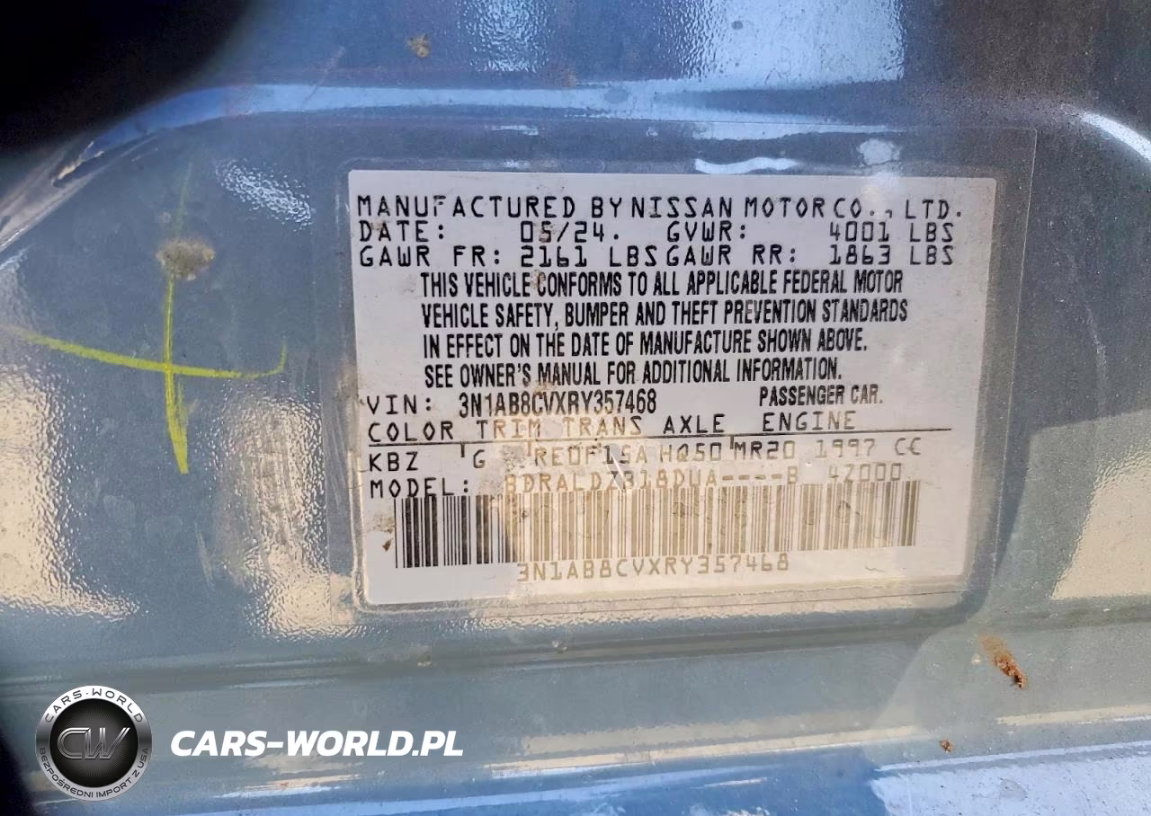 2024 Nissan Sentra Sv VIN:3N1AB8CVXRY357468 - 13