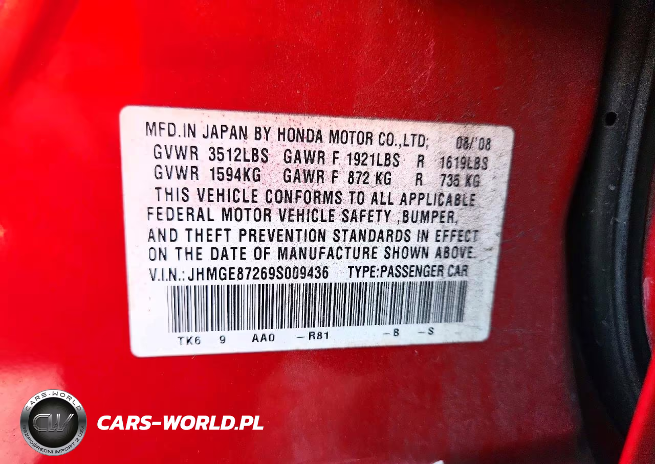2009 Honda Fit VIN:JHMGE87269S009436 - 12