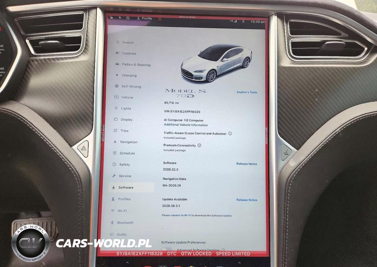 2015 Tesla Model S VIN:5YJSA1E2XFF118329 - 9