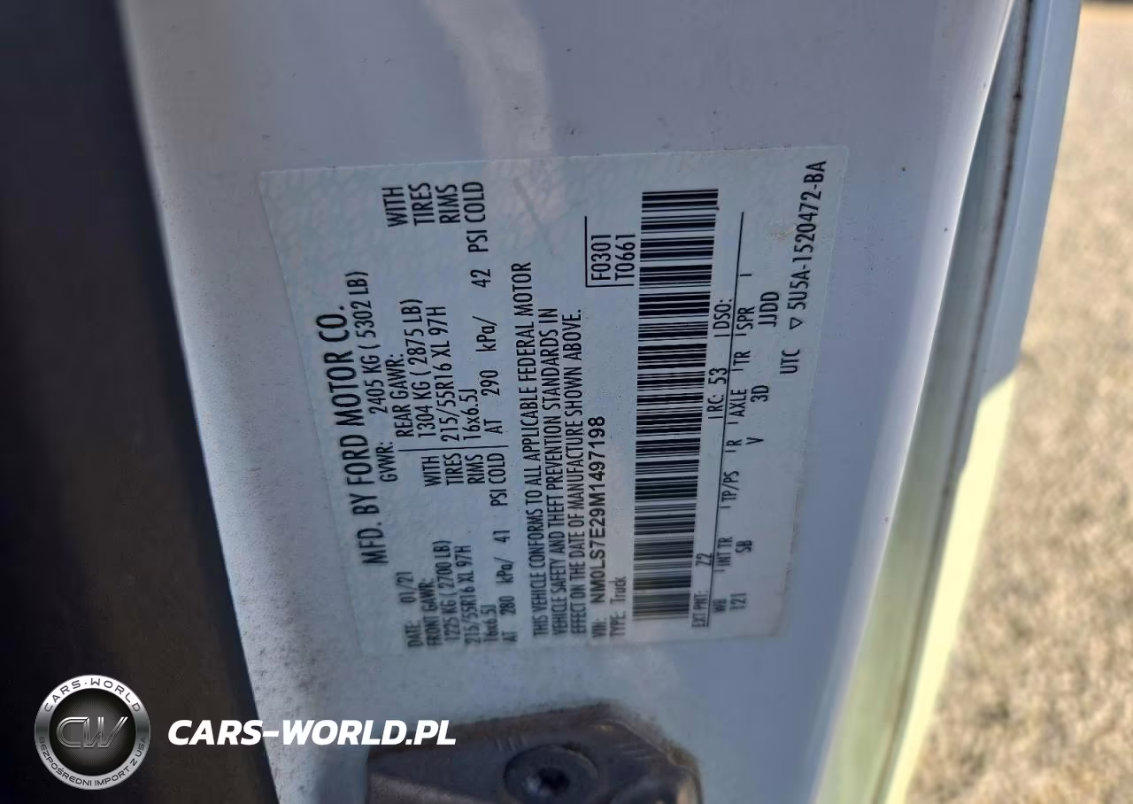 2021 Ford Transit Connect Xl VIN:NM0LS7E29M1497198 - 13
