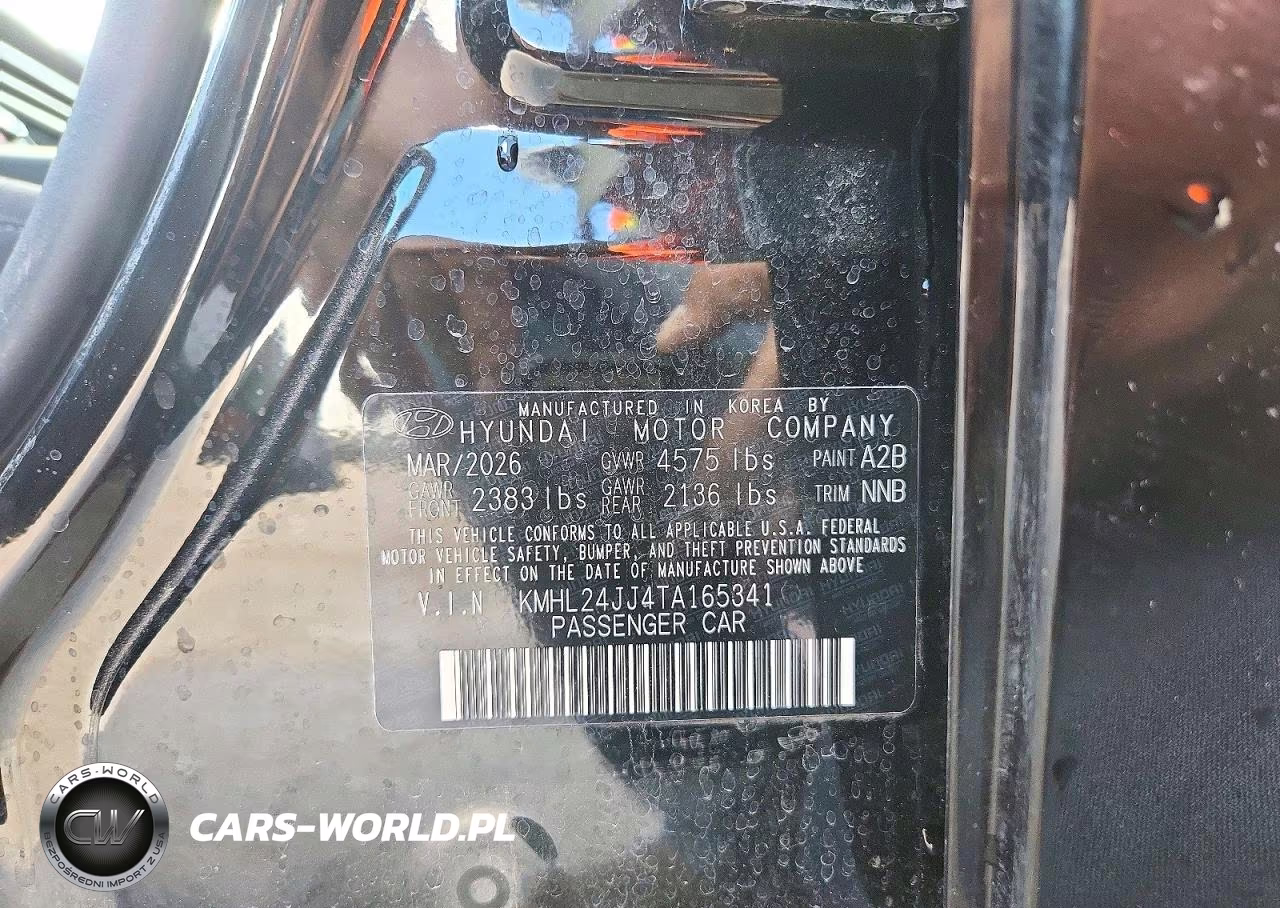 2026 Hyundai Sonata Hybrid Blue VIN:KMHL24JJ4TA165341 - 12