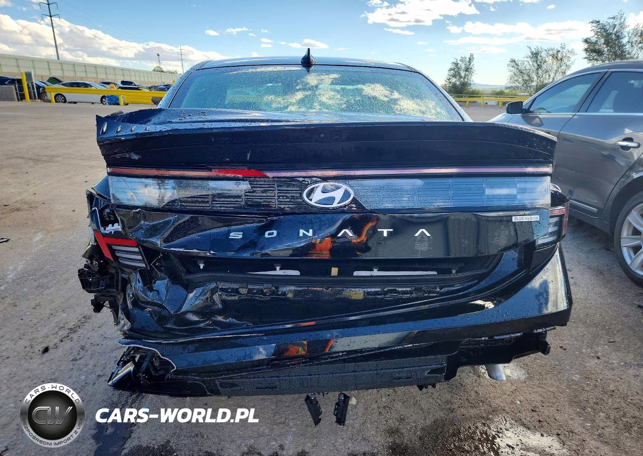 2026 Hyundai Sonata Hybrid Blue VIN:KMHL24JJ4TA165341 - 6