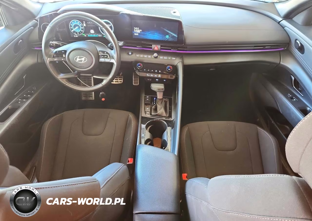 2025 Hyundai Elantra Hybrid Sel Sport VIN:KMHLM4DJ9SU160963 - 8