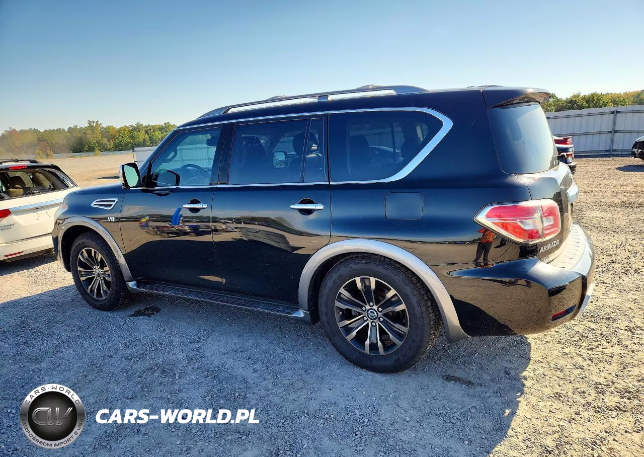 2017 Nissan Armada Platinum VIN:JN8AY2NE8H9706836 - 2